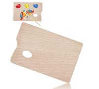 Tavolozza In Legno Per Dipingere - Per Olio, Acquerelli e Pittura Ad Olio - Quadrata