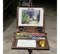 Tavolozza per acquerelli Custodia da viaggio per pittura acrilica a olio