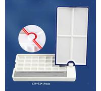 Tavolozza per acquerelli, vassoio per pittura, 28 pozzetti, tavolozza per