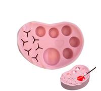 Tavolozza per il trucco - 6,5x6x1,5 cm Pad per l'estensione delle ciglia | Palette cosmetica per la miscelazione | Strumento di sollevamento delle ciglia - Palette per il trucco del sopracciglio