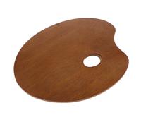 Tavolozza per pittura a olio su legno con foro per il pollice per pittura a