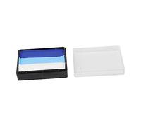 Tavolozza per torta divisa in 3 colori per bambini Vernice per il corpo per il viso attivata dall'acqua per adulti per costume cosplay 30g (12)