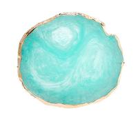 Tavolozza per unghie in resina per gel per unghie Hoolder, tavolozza per gel per pittura per unghie Strumenti per manicure per la decorazione delle unghie(verde)