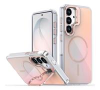 Tawarror Cover Magnetica per Samsung Galaxy S26 5G con Supporto | Compatible con MagSafe, Custodia Camaleontica Alla Moda, PC Rigido + TPU Anti Graffio Anti Caduta Case, Oro del deserto