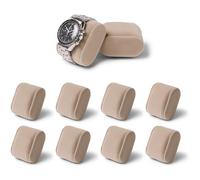 TAWBURY Bayswater - Cuscini per scatola per orologi, piccoli, circonferenza 18 cm, larghezza 55 mm, compatibili con scatola per orologi Bayswater a 8 scomparti (tortora), confezione da 8 cuscini