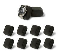 TAWBURY Cuscini per orologi, confezione da 8, piccoli cuscini per polsi da 16,5 a 18 cm, larghi 5,6 cm, compatibili con le nostre scatole per orologi Bayswater a 8 scomparti (antracite)