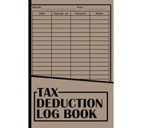 Tax Deduction Log Book: Small Business Tax Write-Off & Expense Control Organizer | Personal Taxes Record Log, Ledger and Tracker for Maximizing Returns