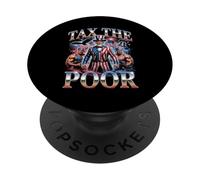 Tax Il povero zio Sam Satira politica PopSockets PopGrip Adesivo