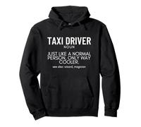 Taxi Driver Definizione Divertente Taxi Driver Felpa con Cappuccio