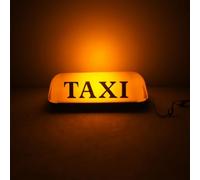 Taxi Sign Light - Segnaletica del tetto del veicolo, luce LED top per auto | Indicatore display retrò, cabina illuminata decorazione segnale per guida berlina da 12 V, auto Trasporto Identifier