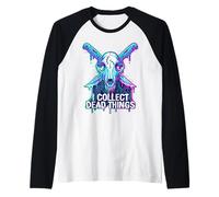 Taxidermy Glitch I Collect Dead Things Taxidermist Drip Maglia con Maniche Raglan