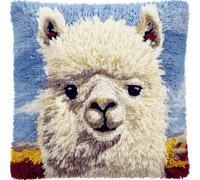 Taxpy Kit Di Cuscino Per Ganci A Chiavistello Federa Per Cuscino Da Divano,Kit Per Lavori Artigianali,Ricamo,Federa Per Cuscino Alpaca 43 X 43 Cm