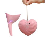 Taxually Imbuto per Pipi Donna,Dispositivo per Orinatoio Femminile in Silicone Riutilizzabile Permette alle Donne di Fare Pipì in Piedi, Cono da Donna è Perfetto per Viaggi Rosa
