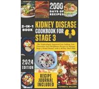Tayden S William Kidney Disease Cookbook for Stage 3 (Tascabile)
