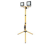 Tayg Proiettore doppio LED con treppiede, nero/giallo