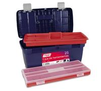 Tayg TAYG-TOOLBOX2 Valigetta Doppia, Contenitore Extra Estraibile, Nero/Antracite