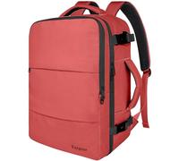 Taygeer Zaino Valigia 55x35x25 Compatibile con Air France, Impermeabile Zaino da Viaggio con Portascarpe e Porta USB, Zaini Porta PC Donna 18.4 Pollici per Viaggio Lavoro Trekking Scuola, Rosso