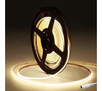 Tayire DC12V COB Striscia LED 4000K Larghezza 4mm, 5m 480LEDs/m Flessibile Luci LED Nastro Super Luminosa Luci di striscia LED COB per Feste,Bancone,Decorazioni per la casa(alimentatore non incluso)