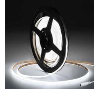 Tayire DC12V COB Striscia LED 6500K Larghezza 4mm, 5m 480LEDs/m Flessibile Luci LED Nastro Super Luminosa Luci di striscia LED COB per Feste,Bancone,Decorazioni per la casa(alimentatore non incluso)