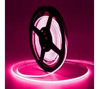 Tayire DC12V COB Striscia LED Rosa Larghezza 4mm, 5m 480LEDs/m Flessibile Luci LED Nastro Super Luminosa Luci di striscia LED COB per Feste,Bancone,Decorazioni per la casa(alimentatore non incluso)