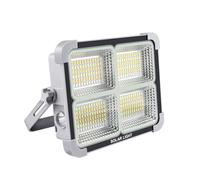 Tayire Faretto da lavoro a LED pieghevole, batteria 150 W, 288 LED, portatile, sintonizzabile, 5 modalità a energia solare, ricaricabile, da lavoro, da campeggio, per pesca, emergenza, cantiere