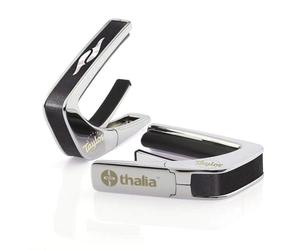 Taylor by THALIA - Capotasto con finitura cromata, serie 800, in ebano con elemento madreperla