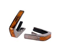 Taylor - Capotasto nero con finitura cromata - Koa con logo Taylor nero