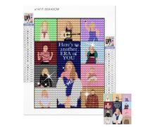 Taylor Diamond Painting per gli adulti, Premium Diamond Painting Set con pietre di cristallo Diamond Painting Pictures Crystal Rhinestone DIY Mosaic Art Crafting 30x40cm 5D Diamond Painting Pictures