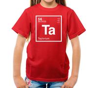 TAYLOR Elemento Periodico - Maglietta Per Bambini - Tour Musicale Gig Eras Love