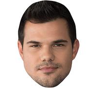 Taylor Lautner (Stubble) Maschere di persone famose, facce di cartone