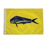 Taylor Made Fishermans Catch, Bandiera delfino - (30,5 x 45,7 cm) - Mostra il tuo amore per i delfini con questa bandiera delfino - Costruzione in nylon - Occhielli in ottone - Idrorepellente