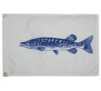 Taylor Made Products 4518, Fish Flag, Nylon, 12 inch x 18 inch, Pickerel