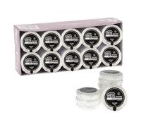 Taylor of London Sloane Street - Sapone plissettato in tessuto, confezione da 50 pezzi, adatto per hotel Airbnb Serviced Accomodation Holiday lets Bundle deal 50 x 15 g sapone profumato con oliva e