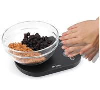Taylor Pro Bilancia da Cucina Digitale con Funzione Tara Touchless, Compatta, Standard Professionale ad Alta Precisione, Nero, Ampia Portata Massima Fino a 5,5 kg