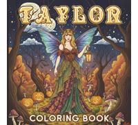 Taylor Season Coloring Book: A Relaxing Coloring Book for Adults and Teens with Swift Inspired, 50+ Coloring Pages, Featuring Fall, Halloween, and Christmas Designs