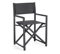 BIZZOTTO - Sedia Regista Taylor Grigio Scuro/Antracite