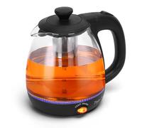 Taylor Swoden Abel-bollitore in vetro da 1 litro, 2200W, bollitore elettrico con illuminazione a LED senza BPA, funzione di mantenimento in caldo, con infusore a