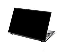 TaylorHe - Laptop Skin Adesivo in Vinile per Computer Portatile da 13-14" (34cm x 23,5cm) Prodotto in Inghilterra Nero assoluto