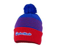 TaylorMade Berretto con Pompon, Unisex-Adulto, Rosso, Taglia Unica