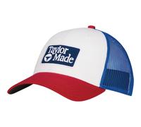 TaylorMade Cappellino Radar Trucker, rosso/bianco-blu/