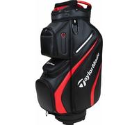 TaylorMade Deluxe Cart Bag Black/Red Borsa da golf Cart Bag