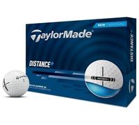 TaylorMade New Distance+ 2025 Palline da Golf (Bianco, Taglia Unica)