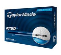 TaylorMade Golf 2025 Distanza + Bianco Una dozzina