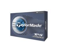 TaylorMade Palline da golf TP5 Stripe – Confezione da 12, bianco