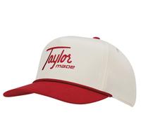 TAYLORMADE Heritage A-Frame Snapback Hat / Ivory Red / Golf Cap / Limited / OSFA
