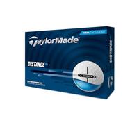 TaylorMade New Distance+ 2025 Palline da Golf (Bianco, Taglia Unica)