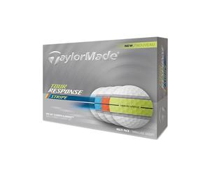 TaylorMade New Tour Response Stripe 25, palline da golf