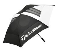TaylorMade Ombrello da golf a doppio tettuccio, nero/bianco