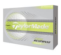 TaylorMade Palline da golf Tour Response Stripe - Confezione da 12, giallo