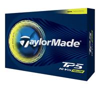 TaylorMade Palline da golf TP5 - confezione da 12 pezzi, giallo